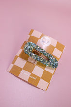 Charger l'image dans la galerie, Poppie clip paillettes vert &amp; or