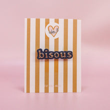 Charger l'image dans la galerie, Broche Bisous bleu &amp; or