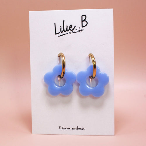 Pampilles Fleurs Bleu layette