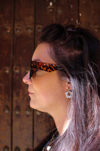 Charger l'image dans la galerie, Pampilles fleurs / mini pampilles blanc à pois noir