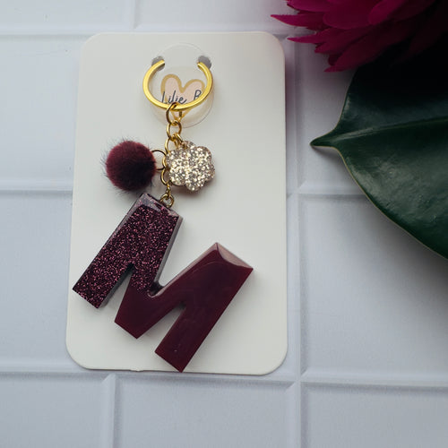 Porte clefs lettre M