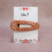 Charger l&#39;image dans la galerie, Poppie Clip Paillettes Rose &amp; or