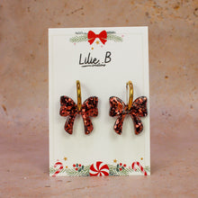 Charger l&#39;image dans la galerie, Pampilles Noeud Paillettes bordeaux