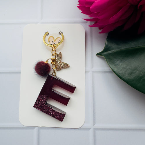 Porte clefs lettre E