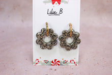 Charger l&#39;image dans la galerie, Pampilles Maxi fleurs Paillettes noir