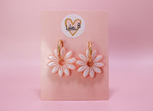 Charger l'image dans la galerie, Pampilles Marguerites blanc et rose nacre