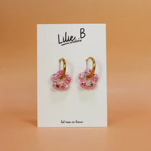 Charger l&#39;image dans la galerie, Pampilles fleurs mini Rose &amp; mint