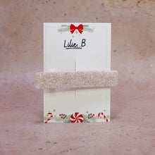 Charger l&#39;image dans la galerie, Poppie Clip Paillettes blanc &amp; or