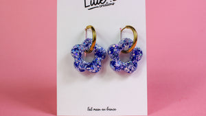 Pampilles fleurs Blue