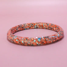 Charger l'image dans la galerie, Bracelet Élé paillettes orange/ saumon/ bleu pétrole