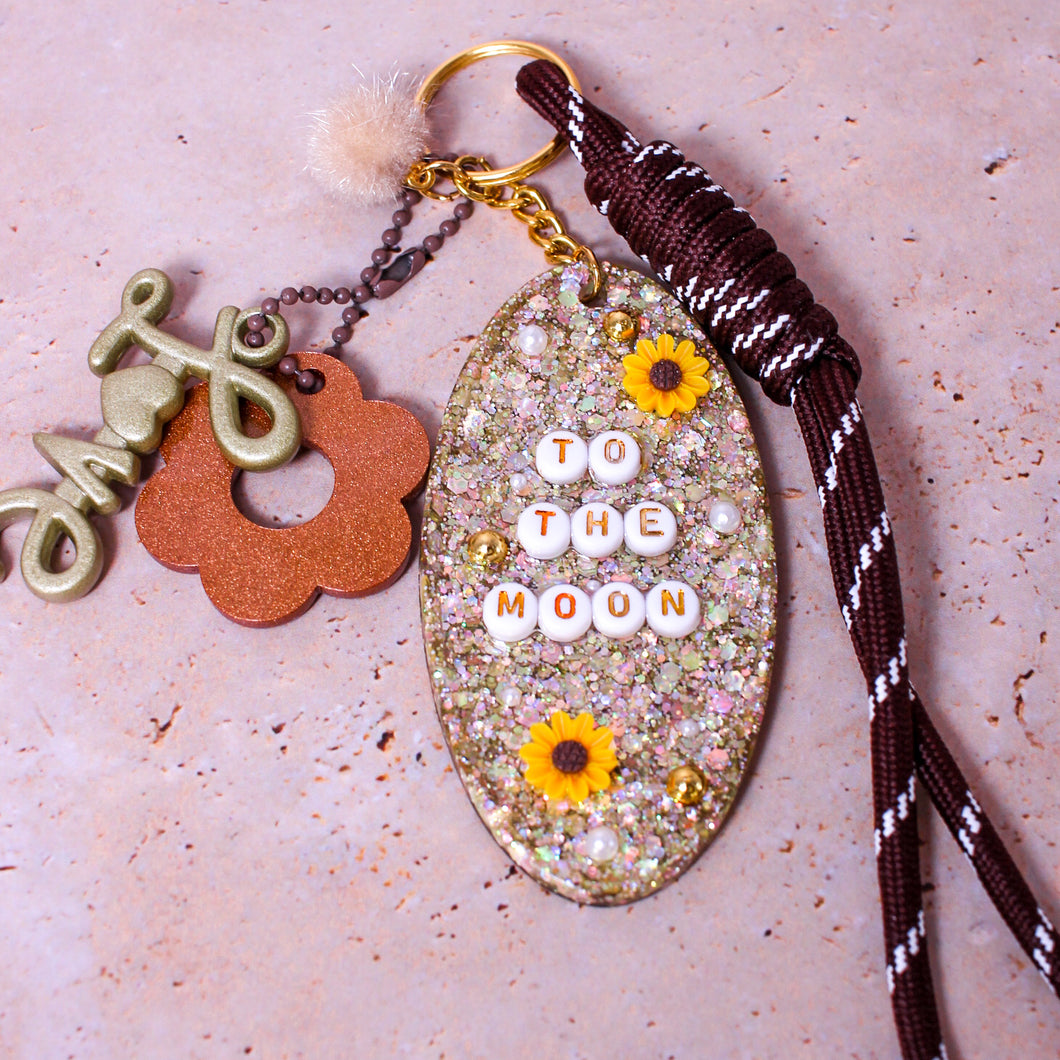 Porte clefs Grigri To the moon