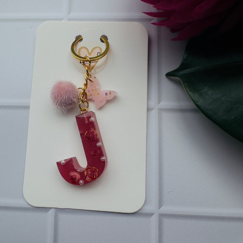 Porte clefs lettre J