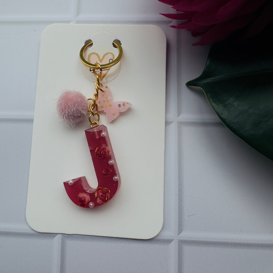 Porte clefs lettre J