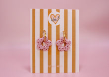 Charger l'image dans la galerie, Pampilles fleurs Rose pastel à pois rouge