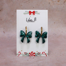 Charger l&#39;image dans la galerie, Pampilles Noeud Paillettes emeraude