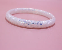 Charger l'image dans la galerie, Bracelet Élé paillettes blanc / argent