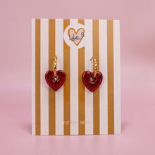 Charger l'image dans la galerie, Pampilles mini coeur rouge