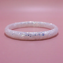 Charger l'image dans la galerie, Bracelet Élé paillettes blanc / argent