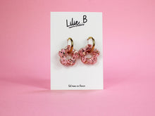 Charger l&#39;image dans la galerie, Pampilles Fleurs Rose &amp; or