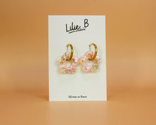 Charger l&#39;image dans la galerie, Pampilles fleurs Blanc &amp; paillettes multi