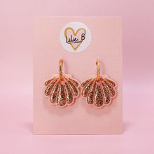 Charger l'image dans la galerie, Pampilles Coquillages rose nacre &amp; or