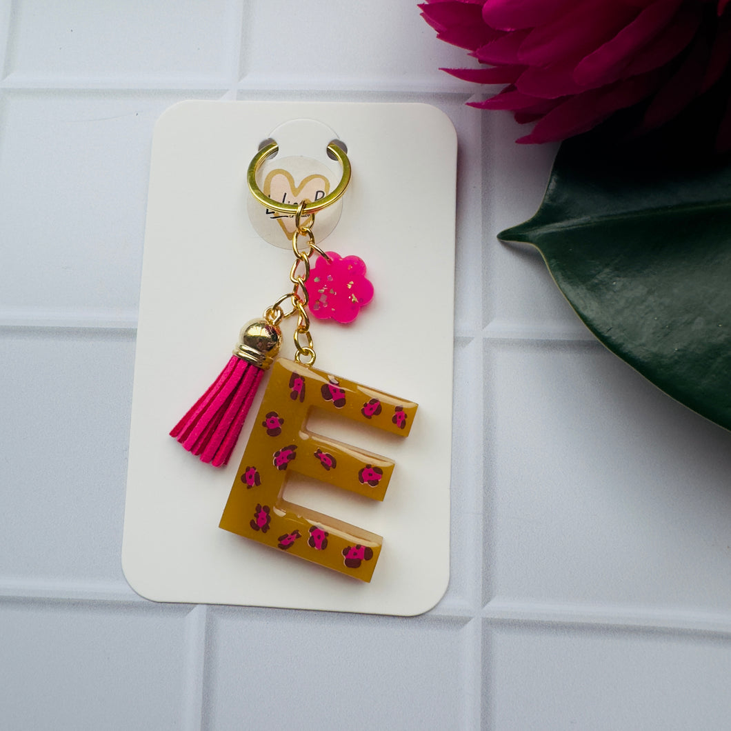 Porte clefs lettre E