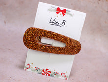 Charger l&#39;image dans la galerie, Poppie Clip Paillettes christmas Or cuivré