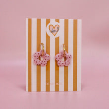 Charger l'image dans la galerie, Pampilles fleurs Rose pastel à pois rouge