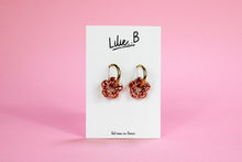 Charger l&#39;image dans la galerie, Pampilles fleurs mini Rose &amp;  nuances d’or