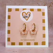 Charger l'image dans la galerie, Pampilles fleurs mini rose dragé chromé