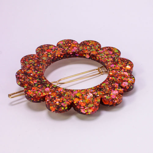 Barrette Fleur Bora Bora