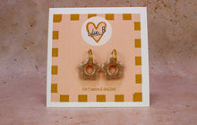 Charger l'image dans la galerie, Pampilles fleurs or chromé