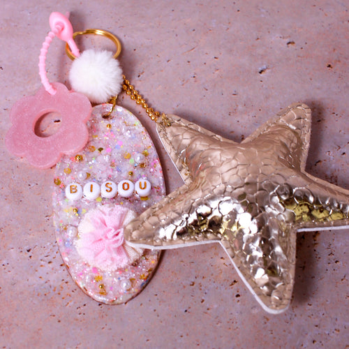 Porte clefs Grigri Bisou