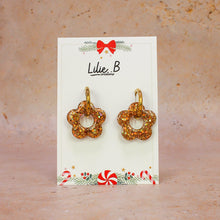 Charger l&#39;image dans la galerie, Pampilles fleurs Christmas or