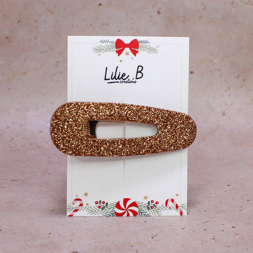 Poppie Clip Paillettes or
