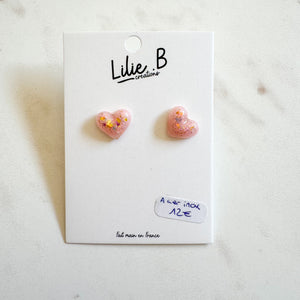 Clous d’oreilles Pink