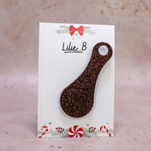 Charger l&#39;image dans la galerie, Jeton de caddie Paillettes marron