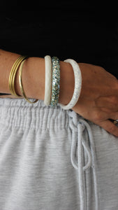 Bracelet Élé Paillettes Blanches