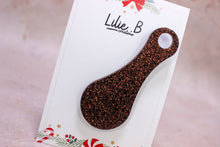 Charger l&#39;image dans la galerie, Jeton de caddie Paillettes marron