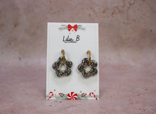 Charger l&#39;image dans la galerie, Pampilles fleurs Paillettes noir