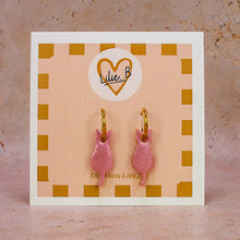 Charger l'image dans la galerie, Pampilles chat rose chromé