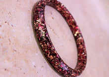 Charger l'image dans la galerie, Bracelet Élé Paillettes bordeaux &amp; or