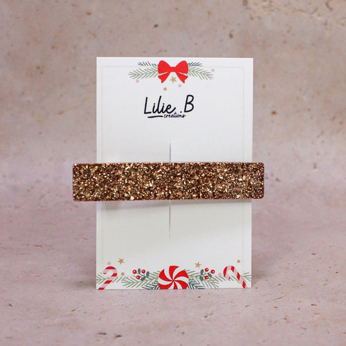 Poppie Clip Paillettes or