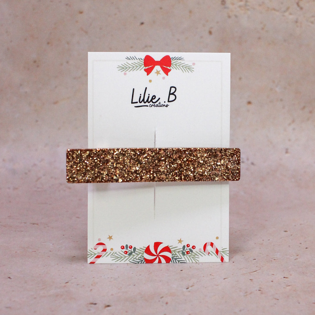 Poppie Clip Paillettes or