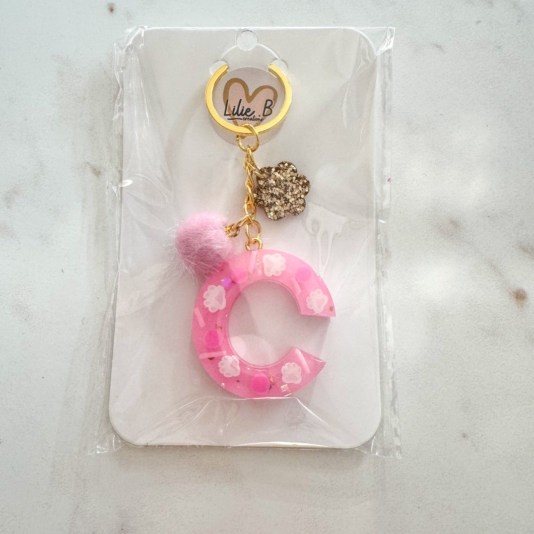 Porte clefs lettre C