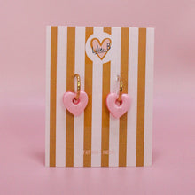 Charger l'image dans la galerie, Pampilles mini coeur Rose pastel