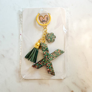 Porte clefs lettre X