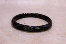 Charger l&#39;image dans la galerie, Bracelet Élé Noir &amp; paillettes or