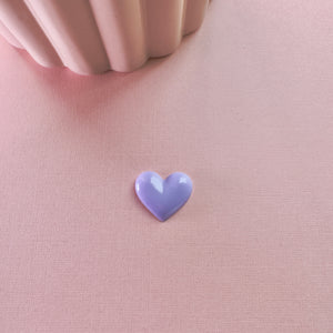 Pin’s coeur violet pastel
