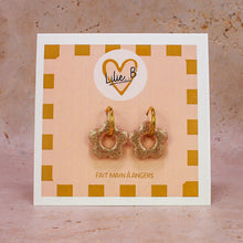 Charger l'image dans la galerie, Pampilles fleurs or chromé